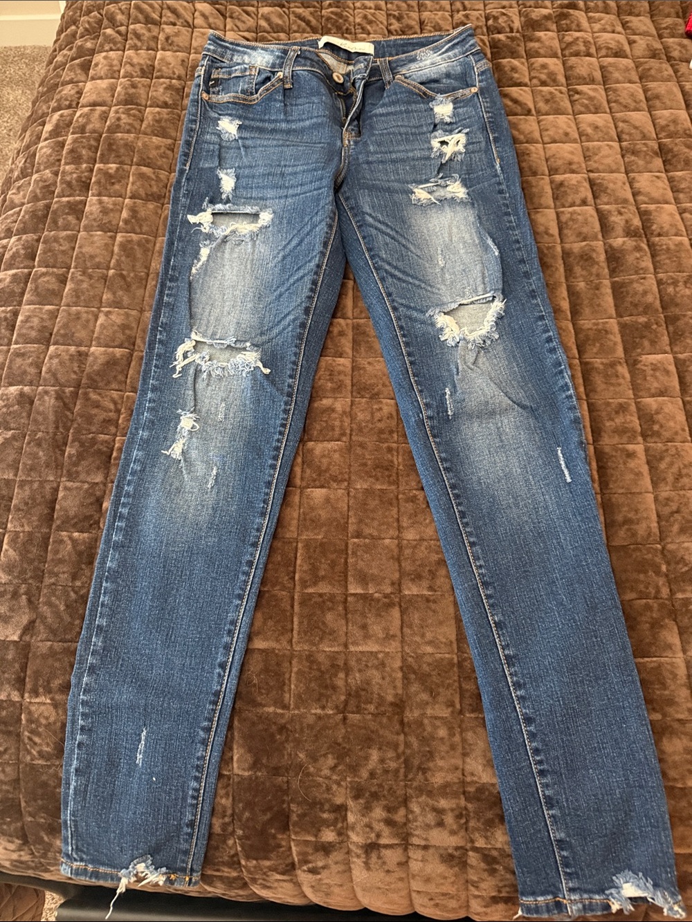 KanCan Distressed Skinny Jeans